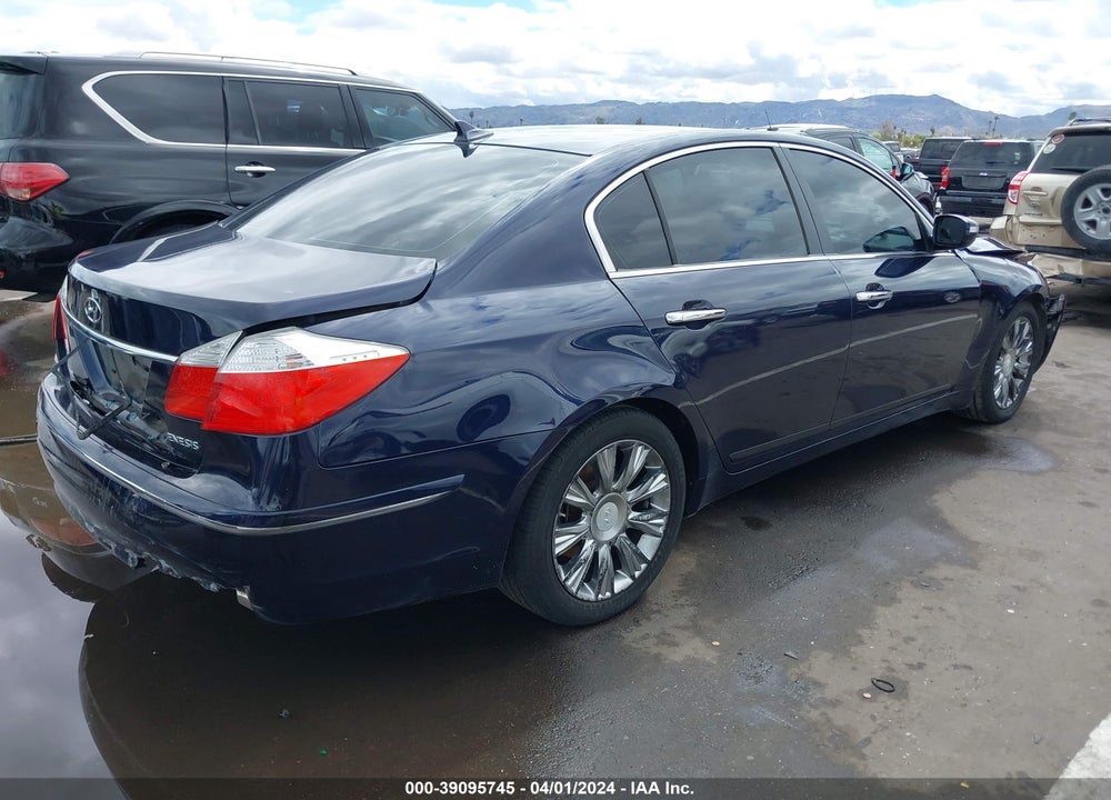 2011 HYUNDAI GENESIS 3.8 VIN: KMHGC4DE9BU115027
