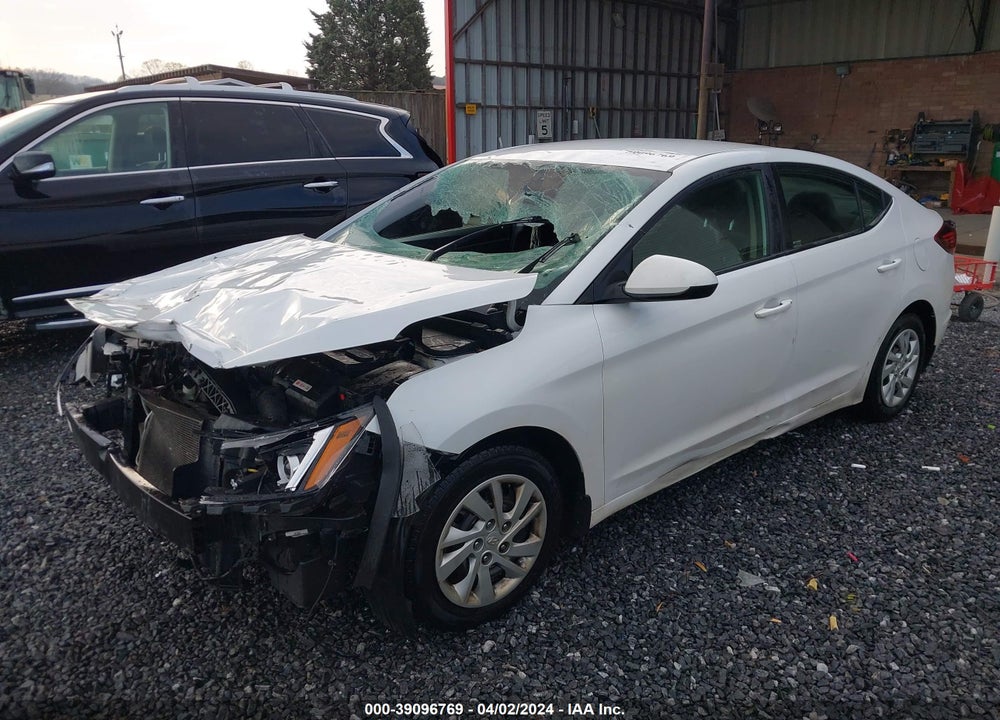 2019 HYUNDAI ELANTRA SE VIN: 5NPD74LF0KH493009