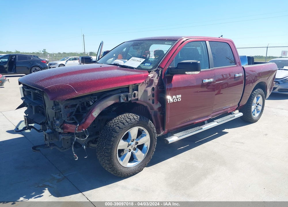 2017 RAM 1500 LONE STAR 4X4 5'7 BOX VIN: 1C6RR7LT5HS568280