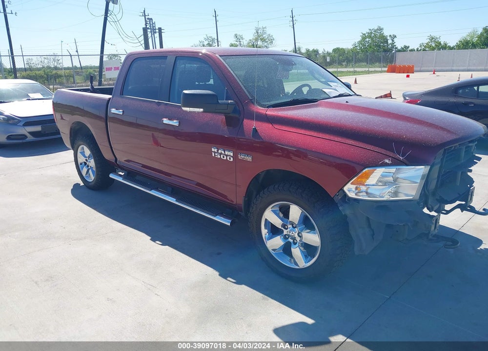 2017 RAM 1500 LONE STAR 4X4 5'7 BOX VIN: 1C6RR7LT5HS568280