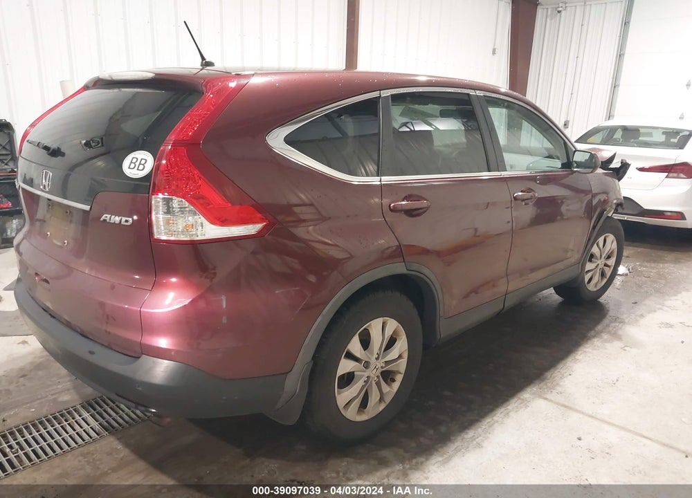 2013 HONDA CR-V EX VIN: 5J6RM4H54DL053107