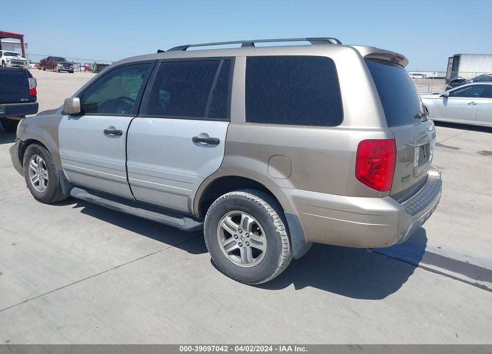 2004 HONDA PILOT EX-L VIN: 2HKYF18684H533951