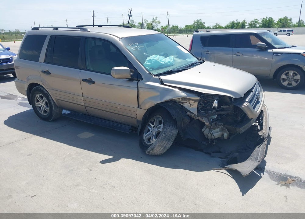2004 HONDA PILOT EX-L VIN: 2HKYF18684H533951