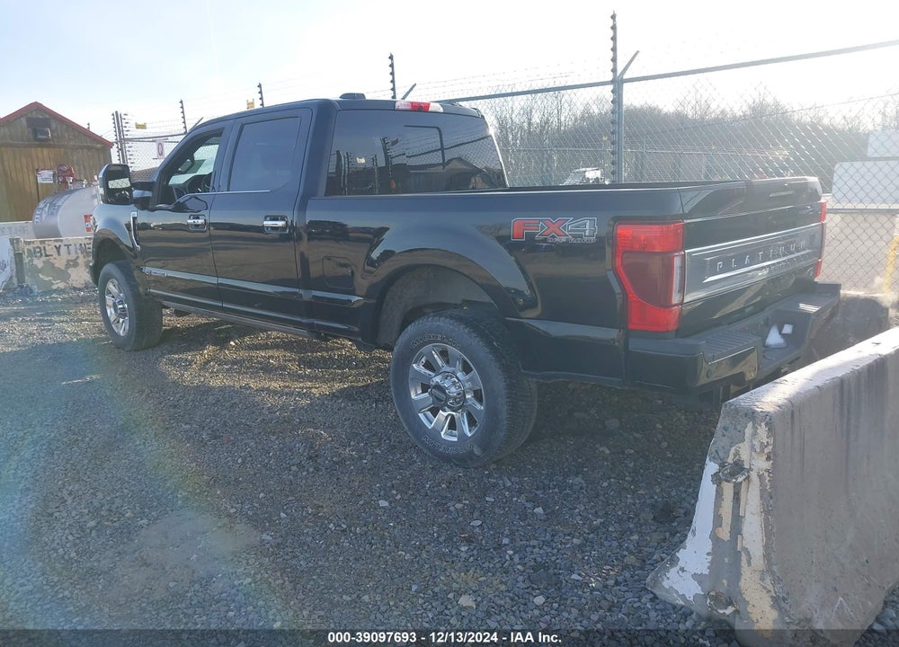 2020 FORD F-250 PLATINUM VIN: 1FT8W2BT9LEE59572