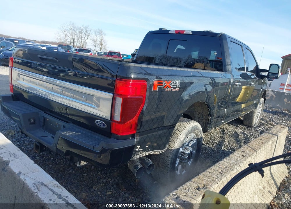 2020 FORD F-250 PLATINUM VIN: 1FT8W2BT9LEE59572