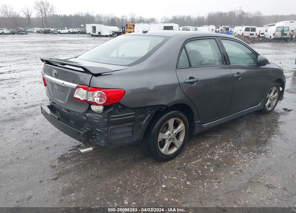 2011 TOYOTA COROLLA S VIN: 2T1BU4EE3BC624182