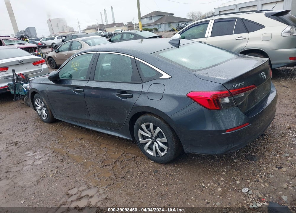 2023 HONDA CIVIC LX VIN: 2HGFE2F21PH566711