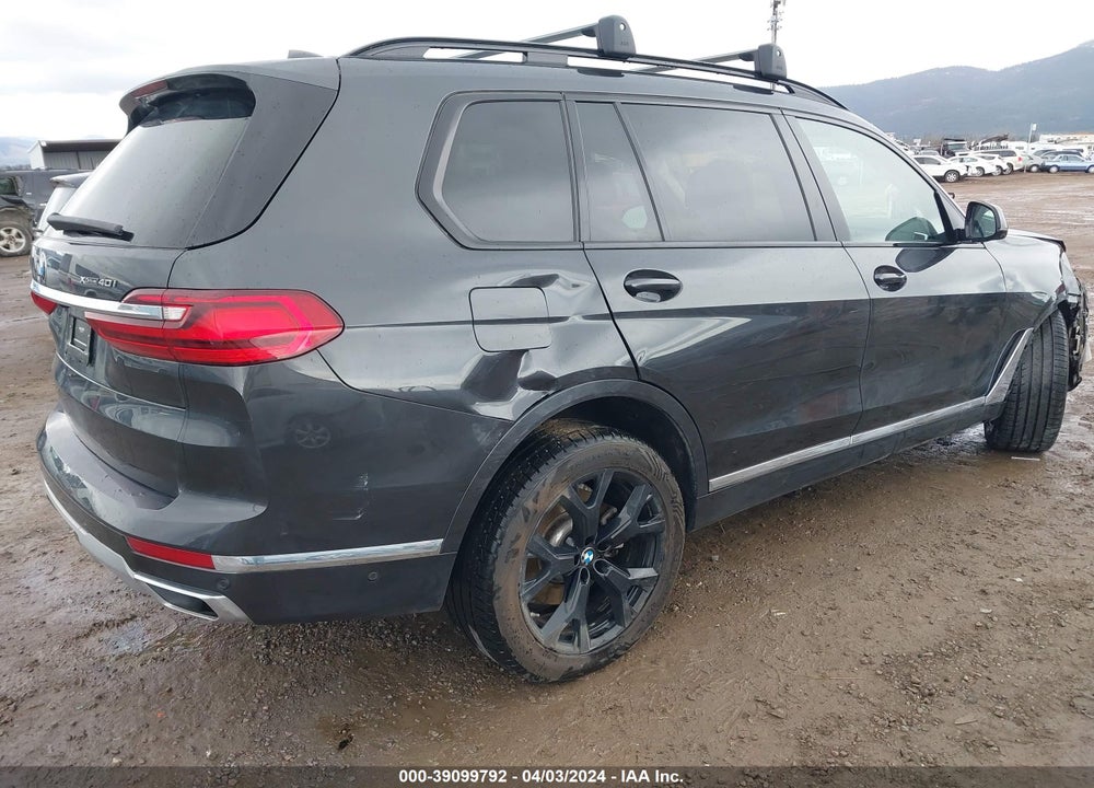 2022 BMW X7 XDRIVE40I VIN: 5UXCW2C03N9M30934