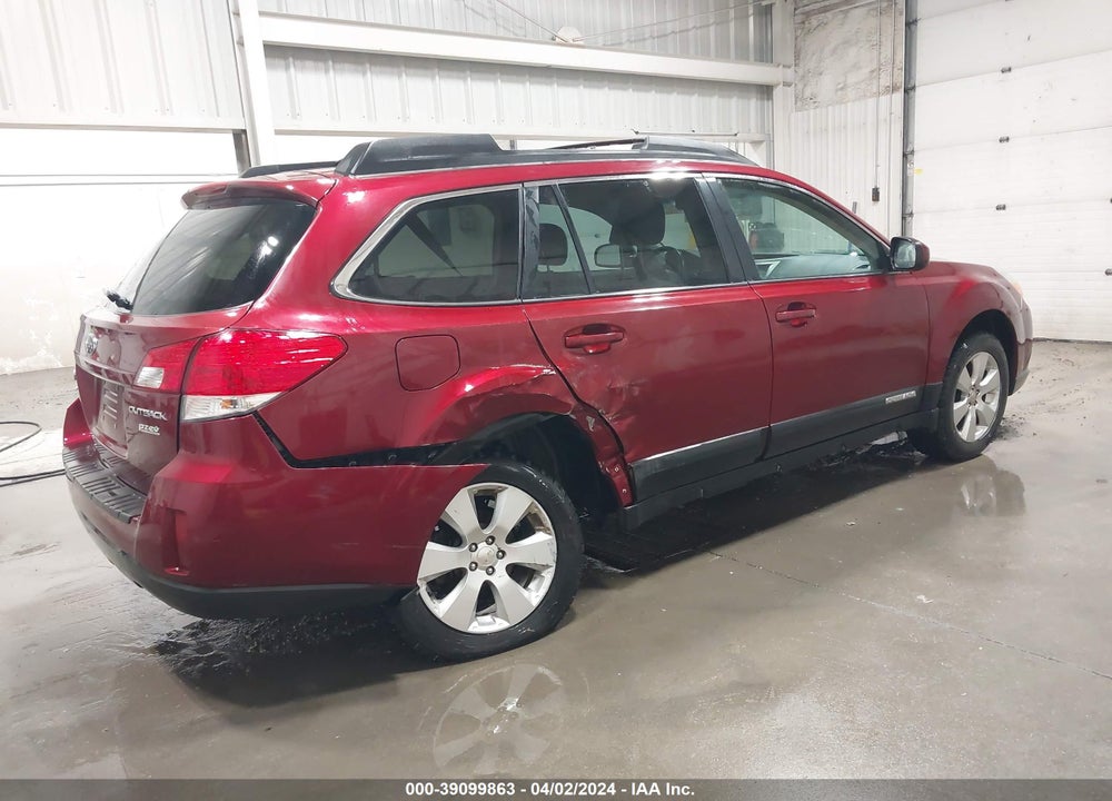 2011 SUBARU OUTBACK 2.5I PREMIUM VIN: 4S4BRBCC5B3365898