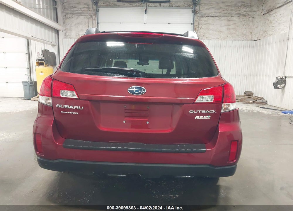 2011 SUBARU OUTBACK 2.5I PREMIUM VIN: 4S4BRBCC5B3365898