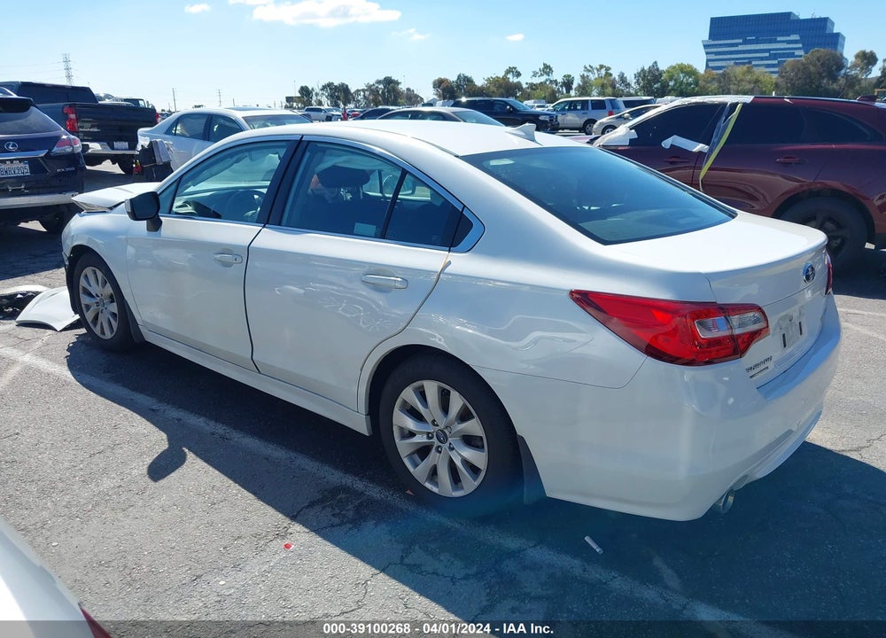 2016 SUBARU LEGACY 2.5I PREMIUM VIN: 4S3BNAE6XG3028944