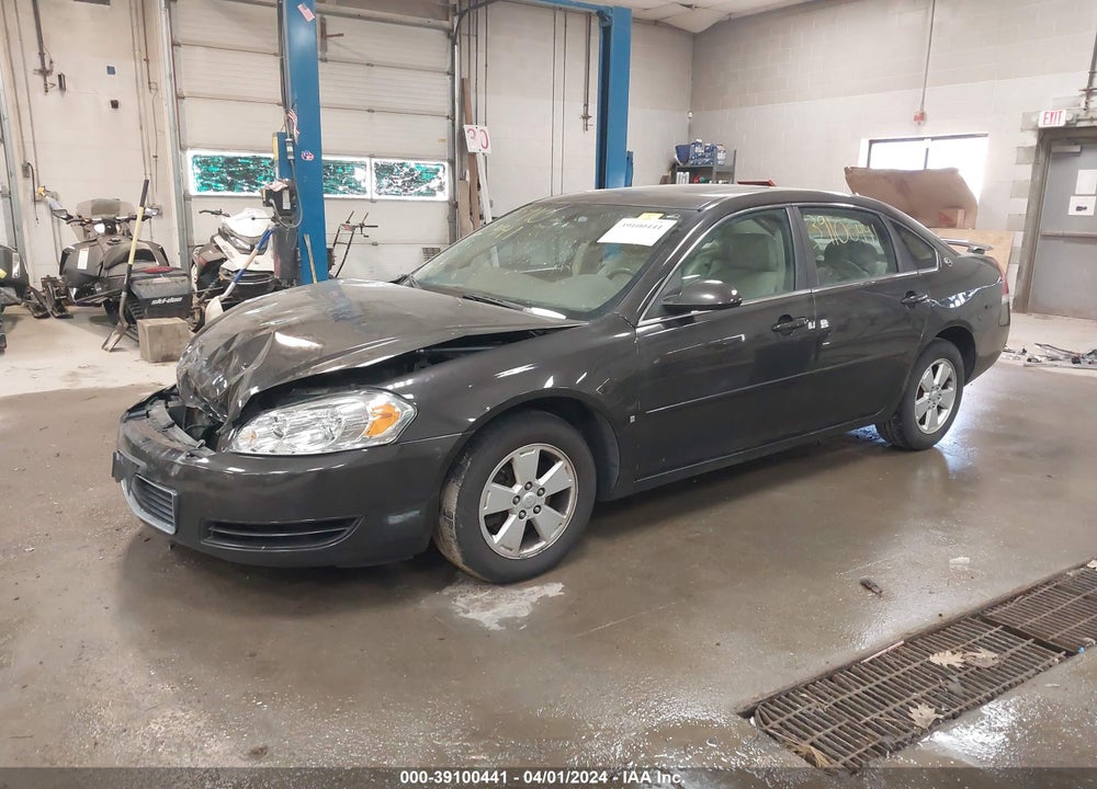 2008 CHEVROLET IMPALA LT VIN: 2G1WT58N081314870