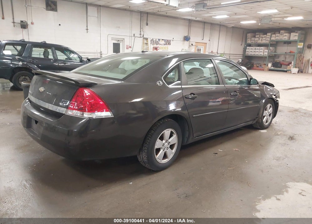 2008 CHEVROLET IMPALA LT VIN: 2G1WT58N081314870