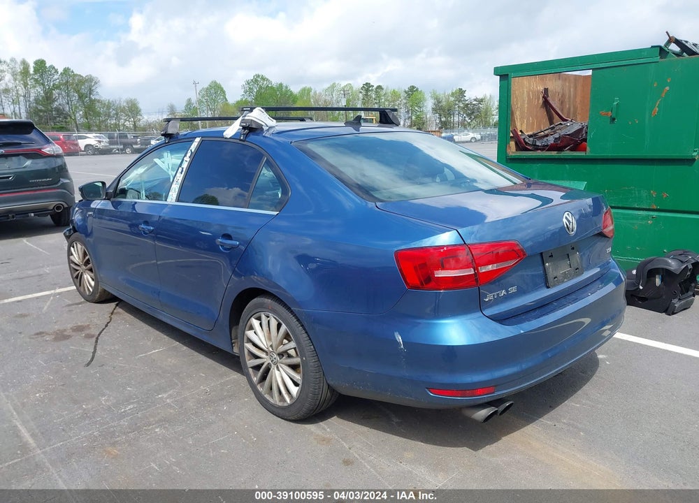 2015 VOLKSWAGEN JETTA 1.8T SE VIN: 3VWD17AJ0FM253790