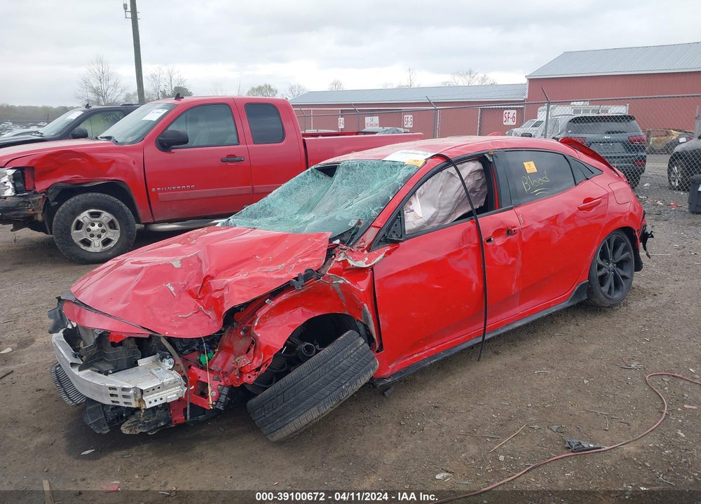 2018 HONDA CIVIC SPORT VIN: SHHFK7H49JU413010