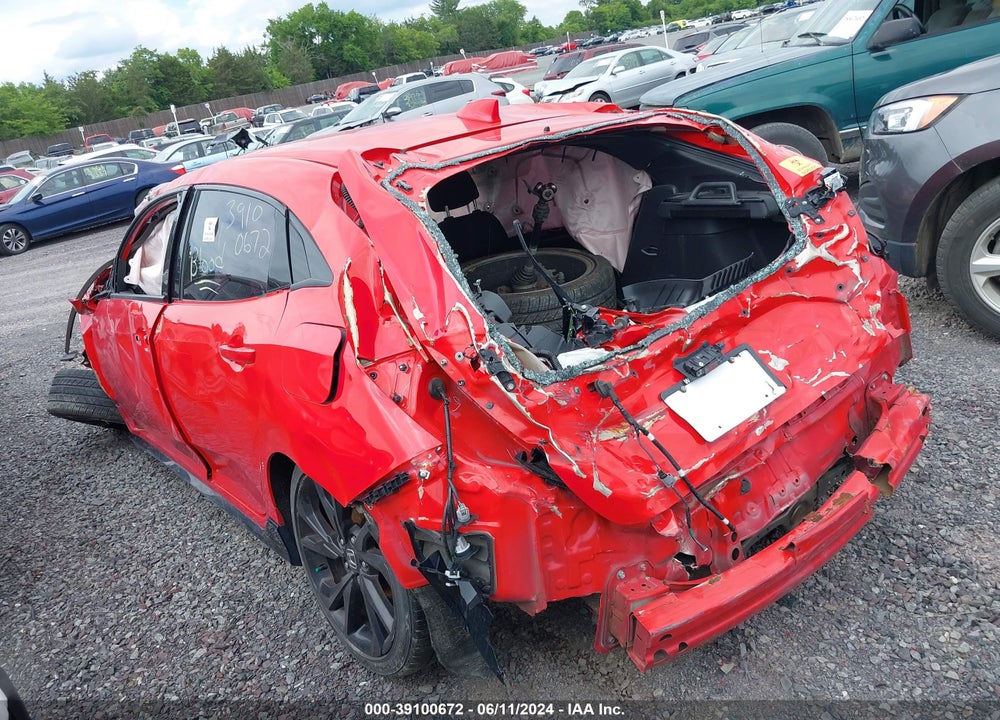2018 HONDA CIVIC SPORT VIN: SHHFK7H49JU413010