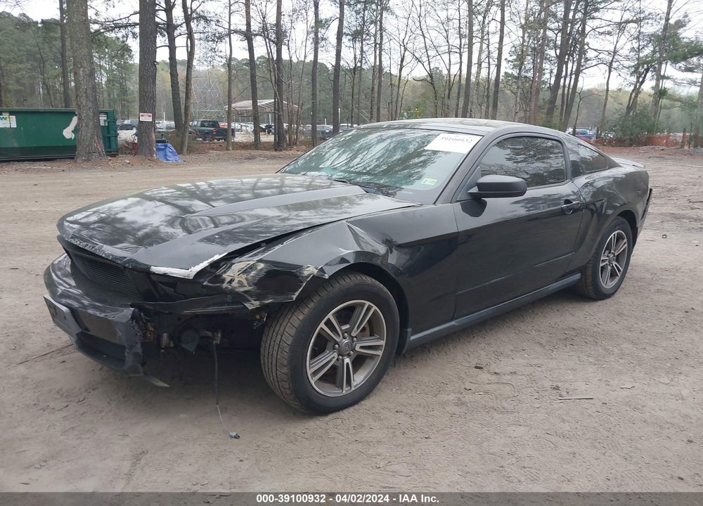 2012 FORD MUSTANG V6 PREMIUM VIN: 1ZVBP8AMXC5273858