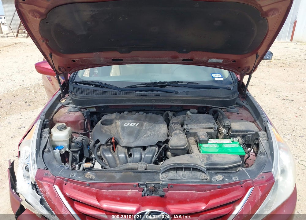 2012 HYUNDAI SONATA GLS VIN: 5NPEB4ACXCH445630