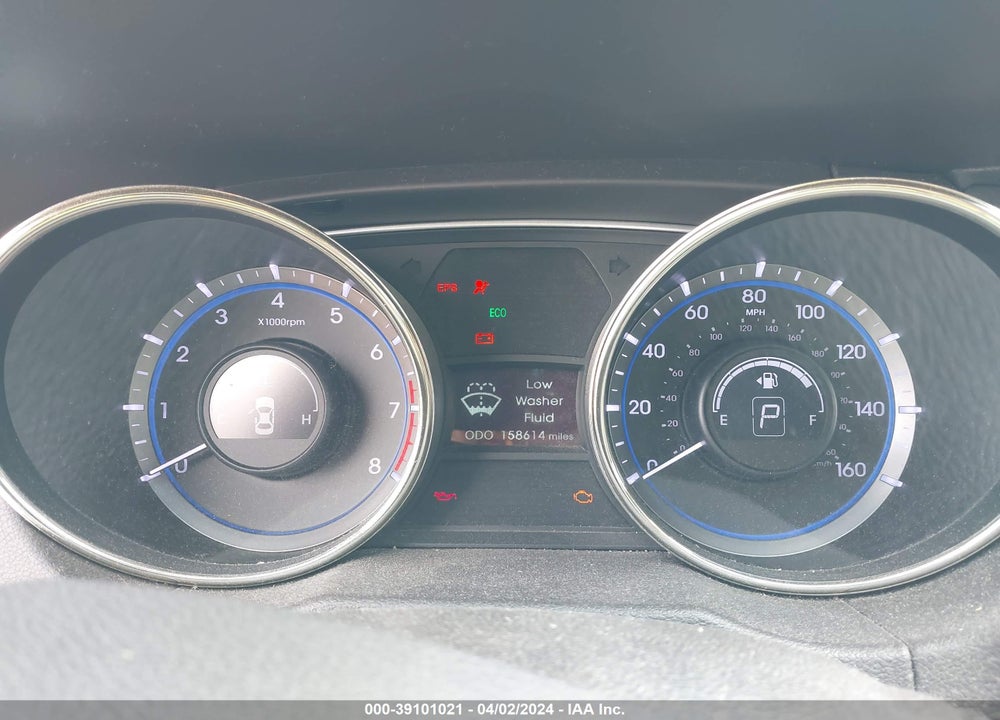2012 HYUNDAI SONATA GLS VIN: 5NPEB4ACXCH445630