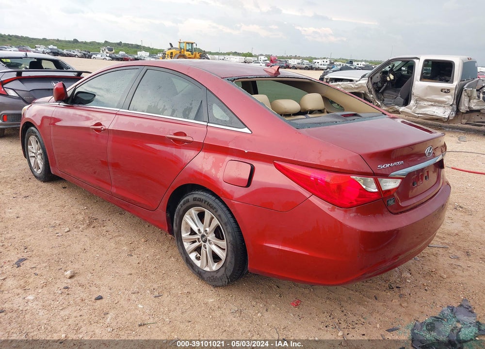 2012 HYUNDAI SONATA GLS VIN: 5NPEB4ACXCH445630