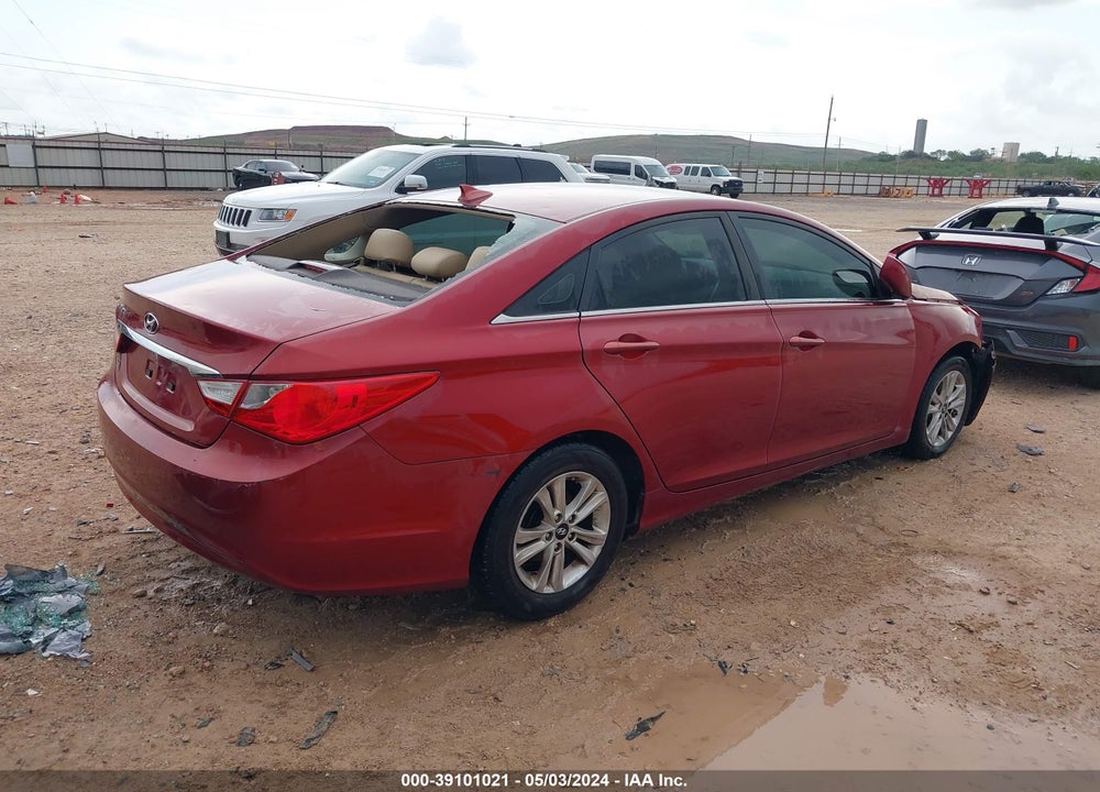 2012 HYUNDAI SONATA GLS VIN: 5NPEB4ACXCH445630