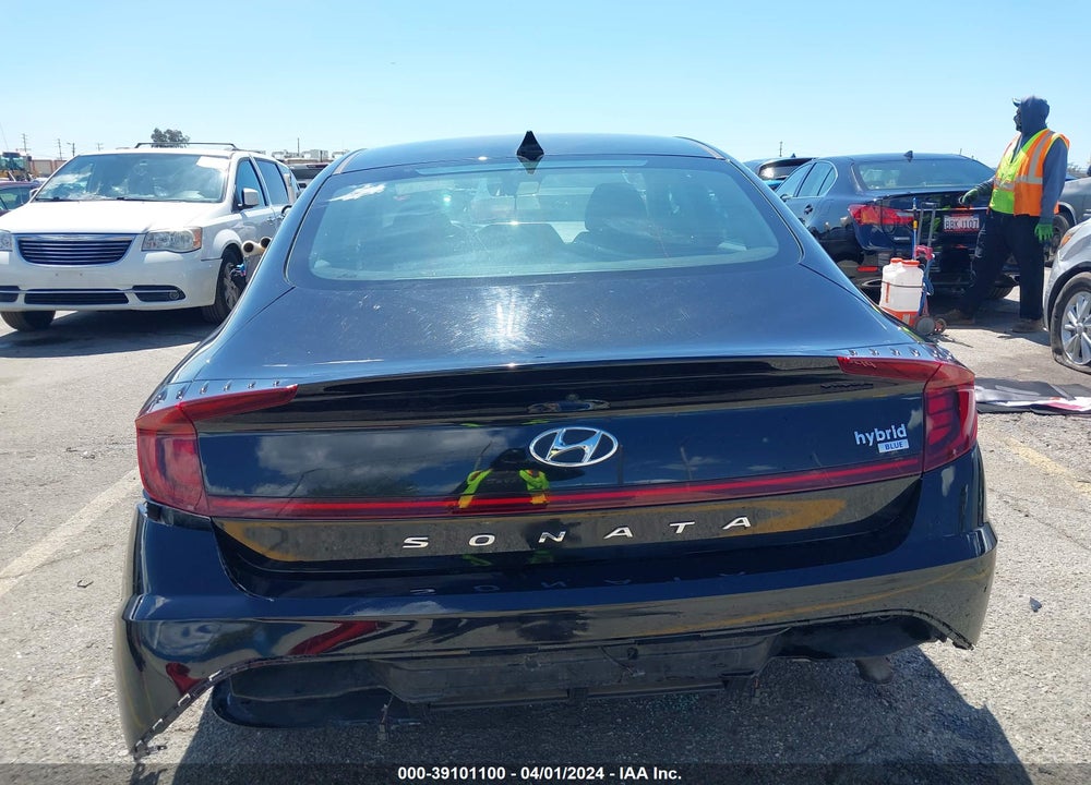 2022 HYUNDAI SONATA HYBRID BLUE VIN: KMHL24JJ4NA037071