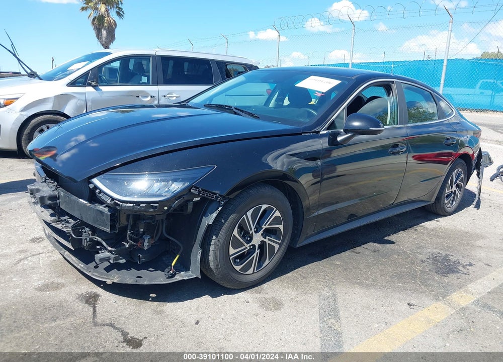2022 HYUNDAI SONATA HYBRID BLUE VIN: KMHL24JJ4NA037071