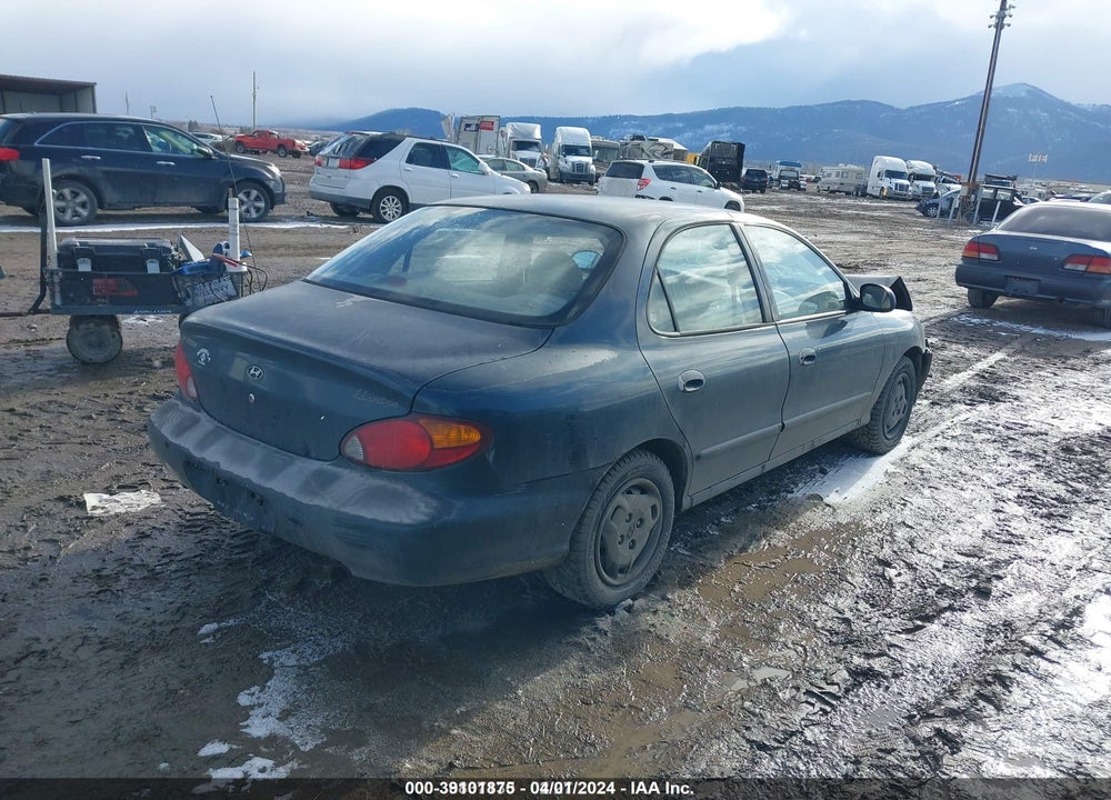 1999 HYUNDAI ELANTRA GL VIN: KMHJF25F5XU759432