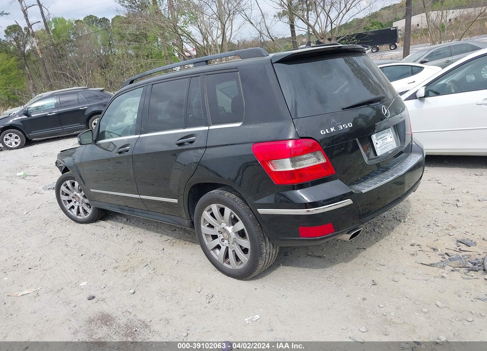 2012 MERCEDES-BENZ GLK 350 VIN: WDCGG5GB3CF904547