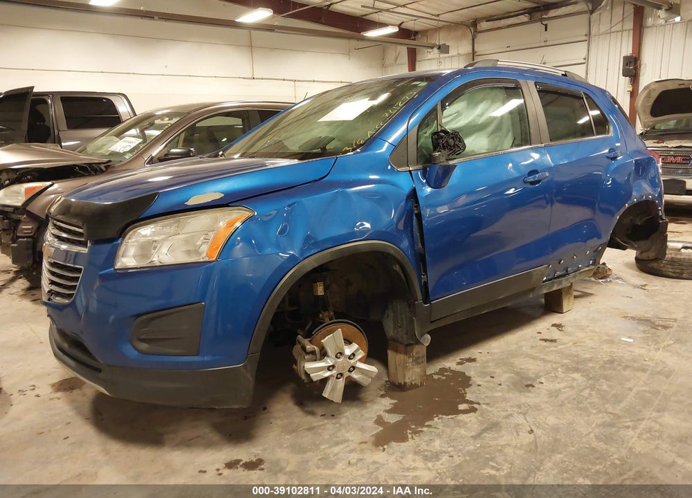 2016 CHEVROLET TRAX LT VIN: KL7CJLSB5GB761273