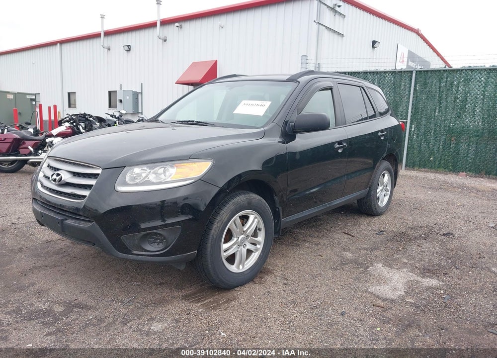 2012 HYUNDAI SANTA FE GLS VIN: 5XYZG3AB2CG108266