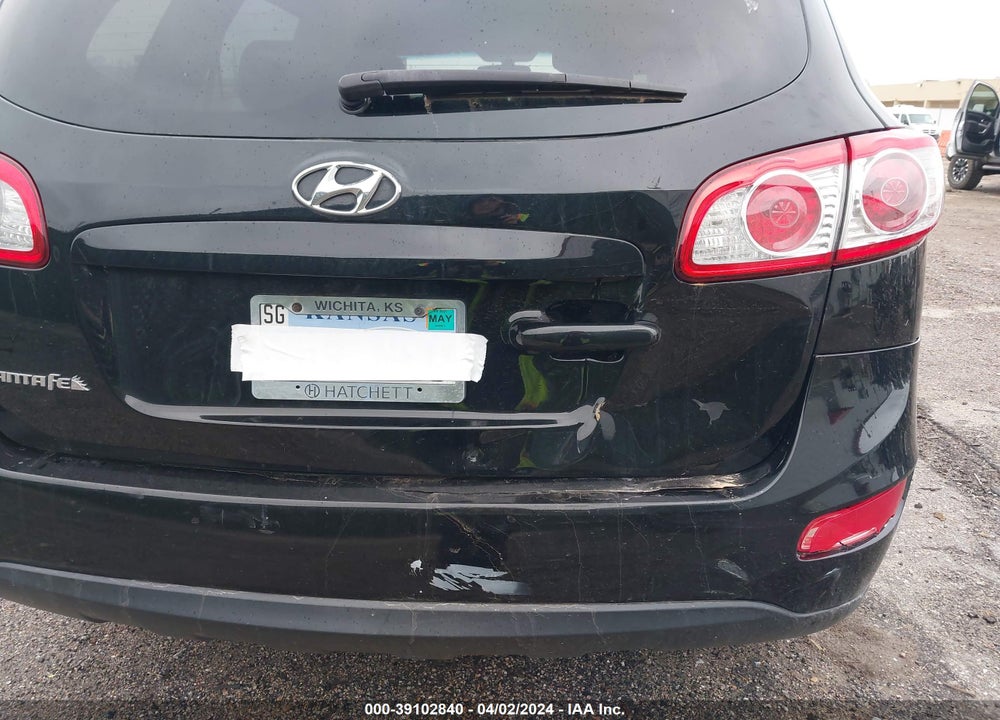 2012 HYUNDAI SANTA FE GLS VIN: 5XYZG3AB2CG108266