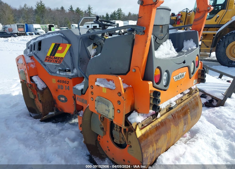 2015 HAMM ROLLER VIN: H2012604