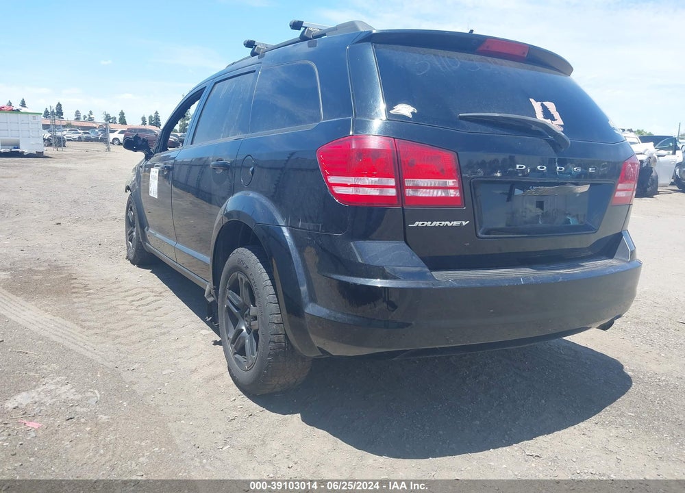 2016 DODGE JOURNEY SE VIN: 3C4PDCAB5GT107594