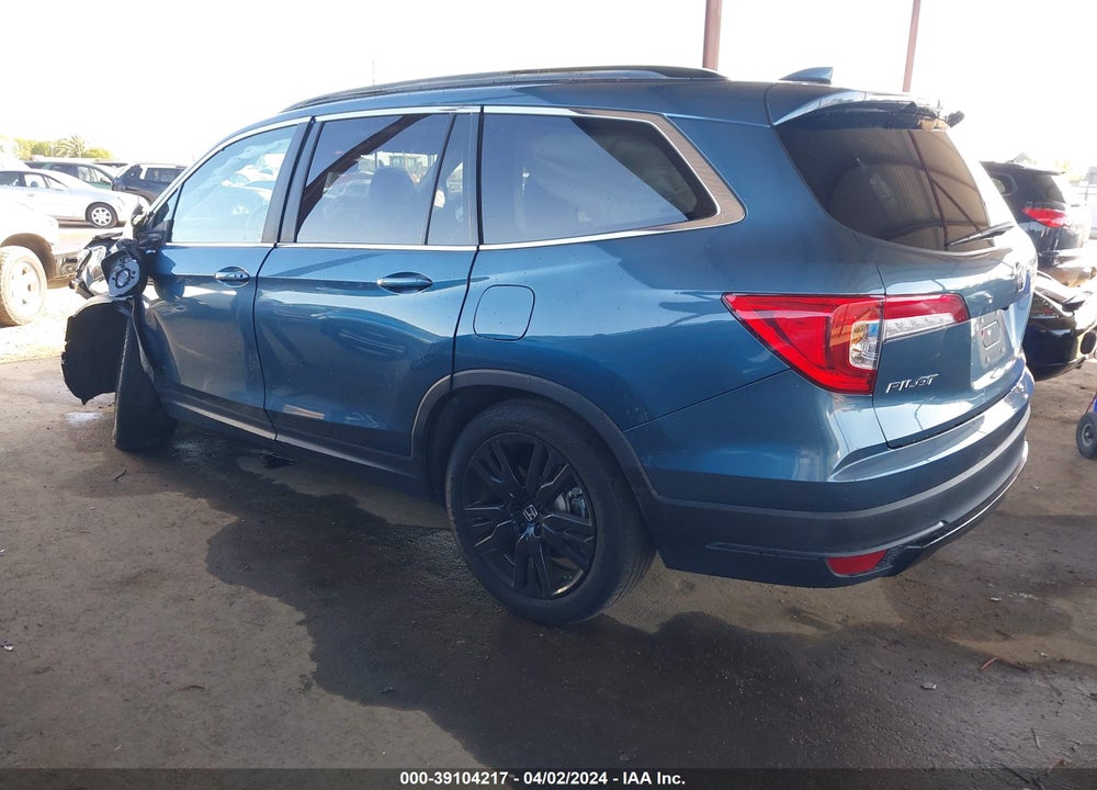 2022 HONDA PILOT 2WD SPECIAL EDITION VIN: 5FNYF5H28NB001524