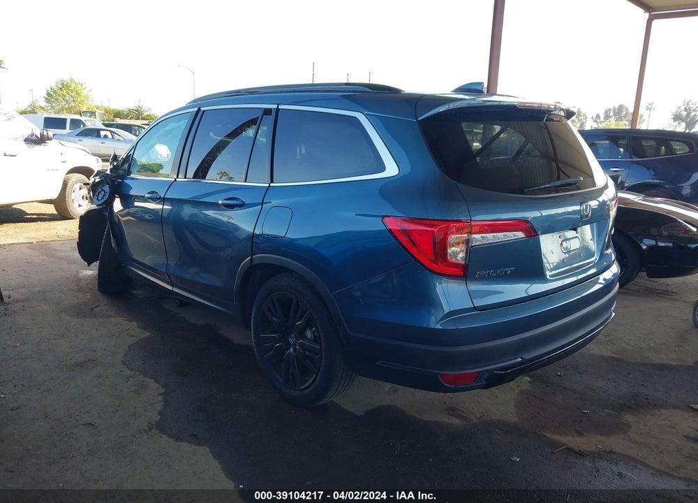 2022 HONDA PILOT 2WD SPECIAL EDITION VIN: 5FNYF5H28NB001524