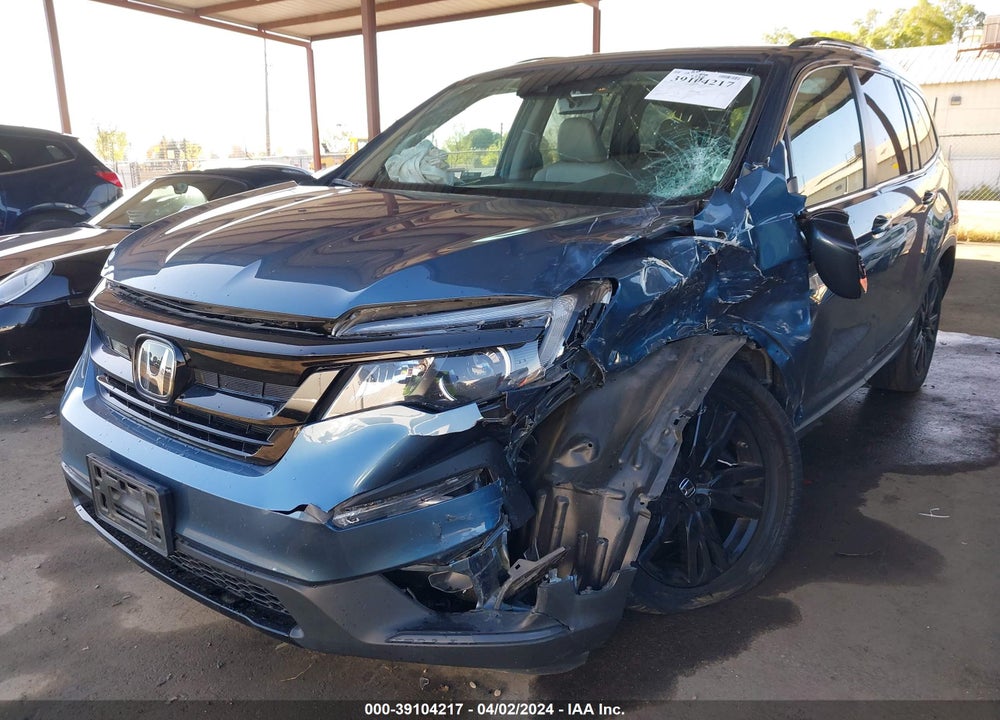 2022 HONDA PILOT 2WD SPECIAL EDITION VIN: 5FNYF5H28NB001524