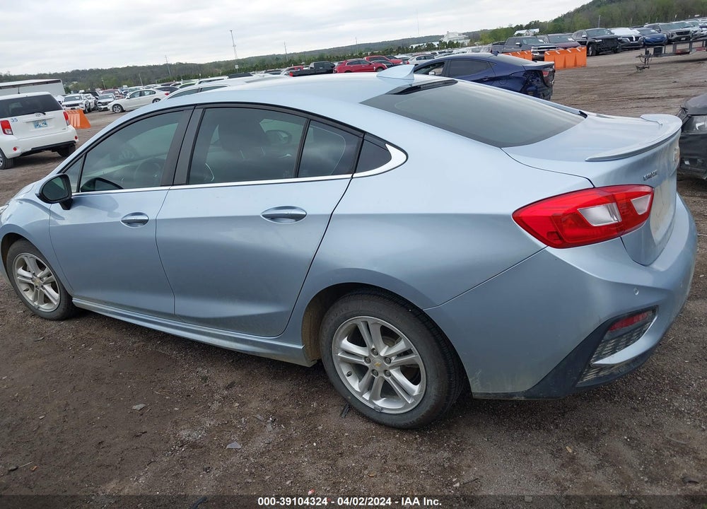 2017 CHEVROLET CRUZE LT AUTO VIN: 1G1BE5SM7H7141537