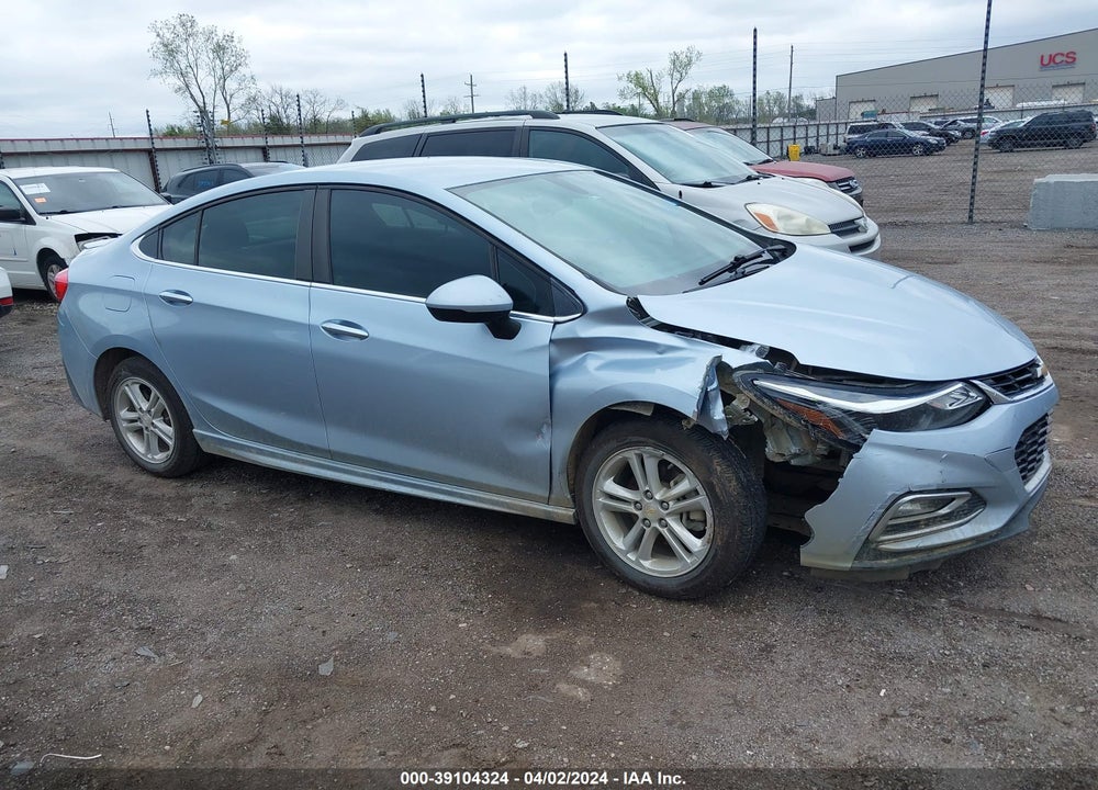 2017 CHEVROLET CRUZE LT AUTO VIN: 1G1BE5SM7H7141537