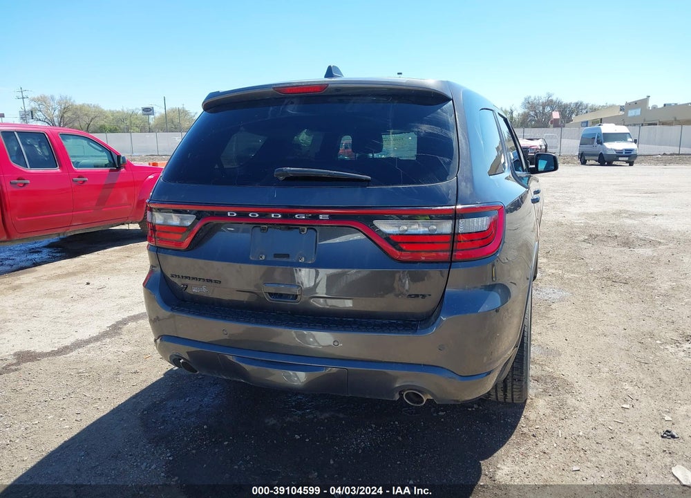 2019 DODGE DURANGO GT AWD VIN: 1C4RDJDG9KC599183