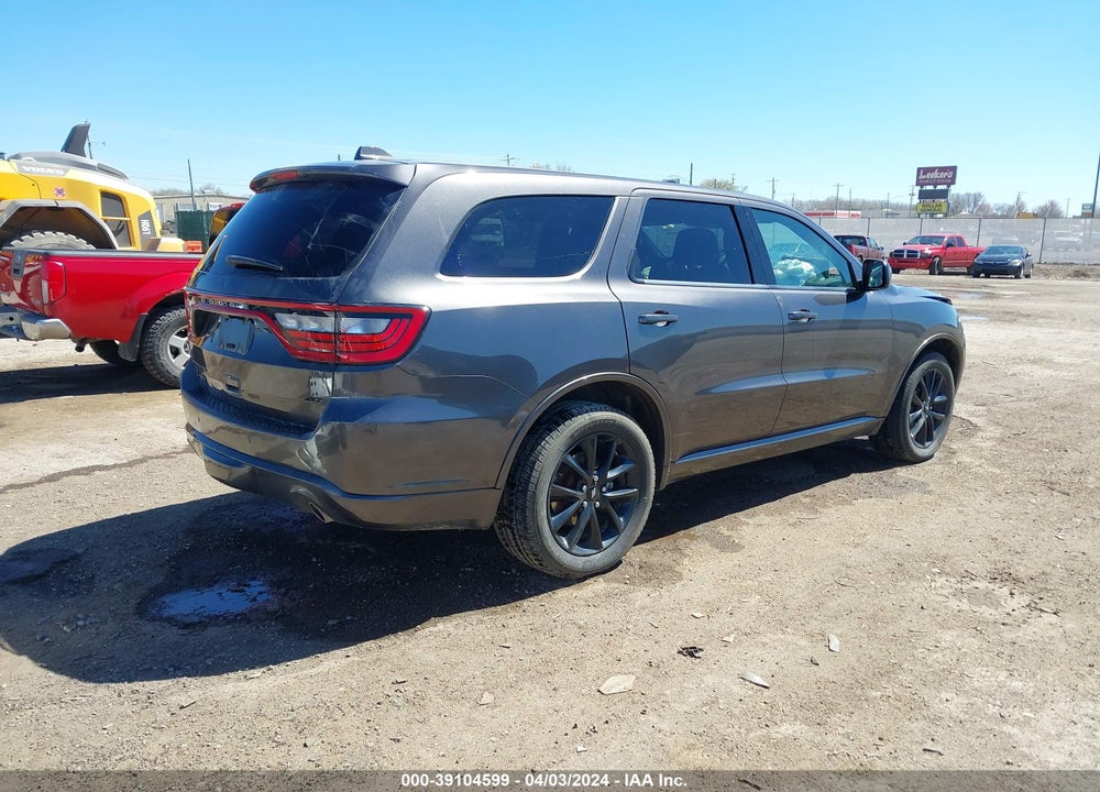 2019 DODGE DURANGO GT AWD VIN: 1C4RDJDG9KC599183