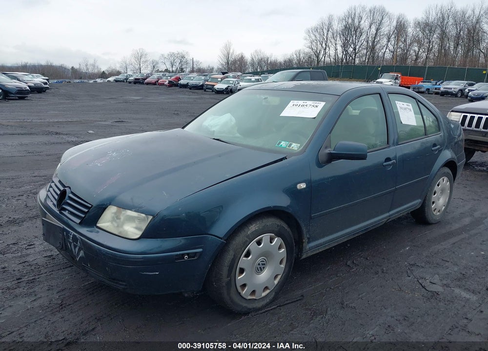 2002 VOLKSWAGEN JETTA GLS VIN: 3VWSK69M62M120622