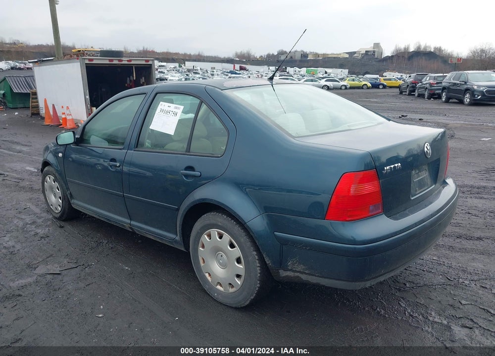 2002 VOLKSWAGEN JETTA GLS VIN: 3VWSK69M62M120622