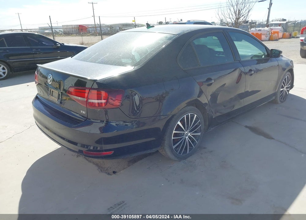 2016 VOLKSWAGEN JETTA 1.8T SPORT VIN: 3VWD17AJ0GM378287