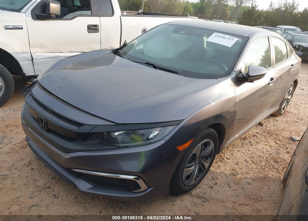 2020 HONDA CIVIC LX VIN: 2HGFC2F62LH592687