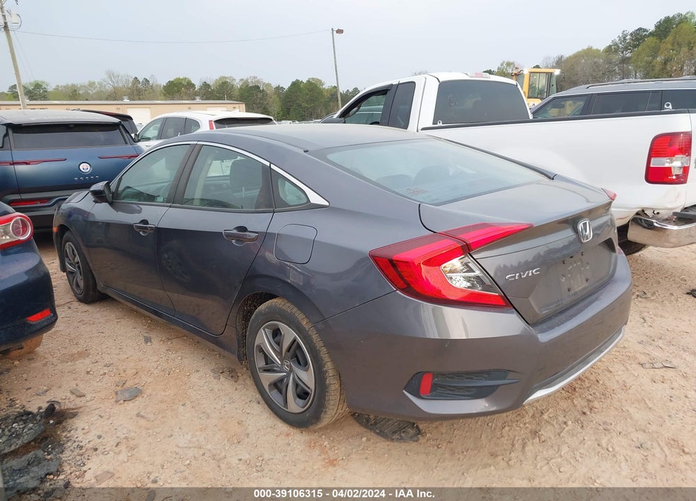 2020 HONDA CIVIC LX VIN: 2HGFC2F62LH592687