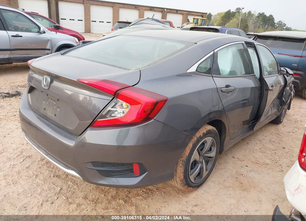 2020 HONDA CIVIC LX VIN: 2HGFC2F62LH592687