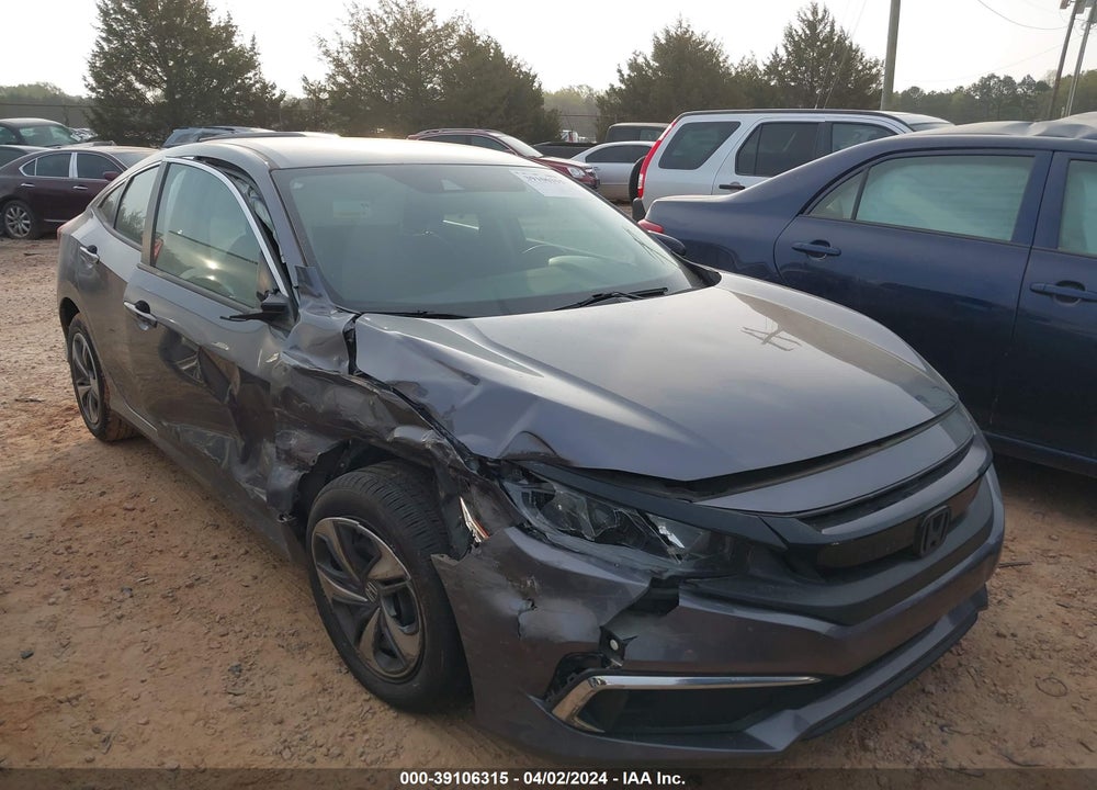 2020 HONDA CIVIC LX VIN: 2HGFC2F62LH592687