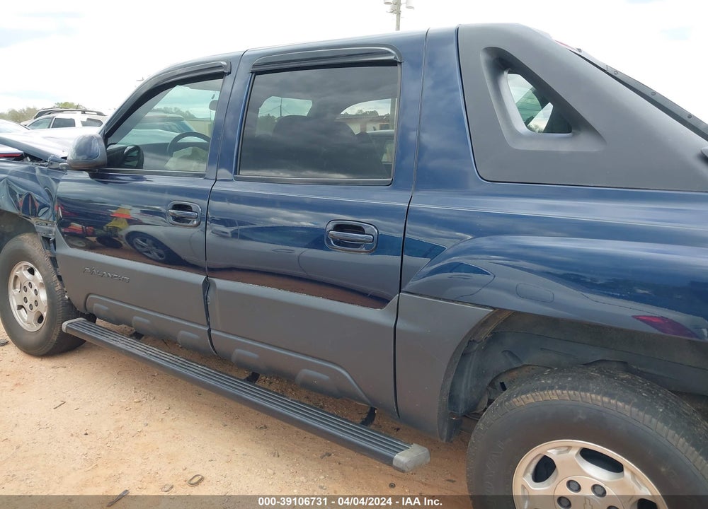 2004 CHEVROLET AVALANCHE 1500 VIN: 3GNEK12T54G135836