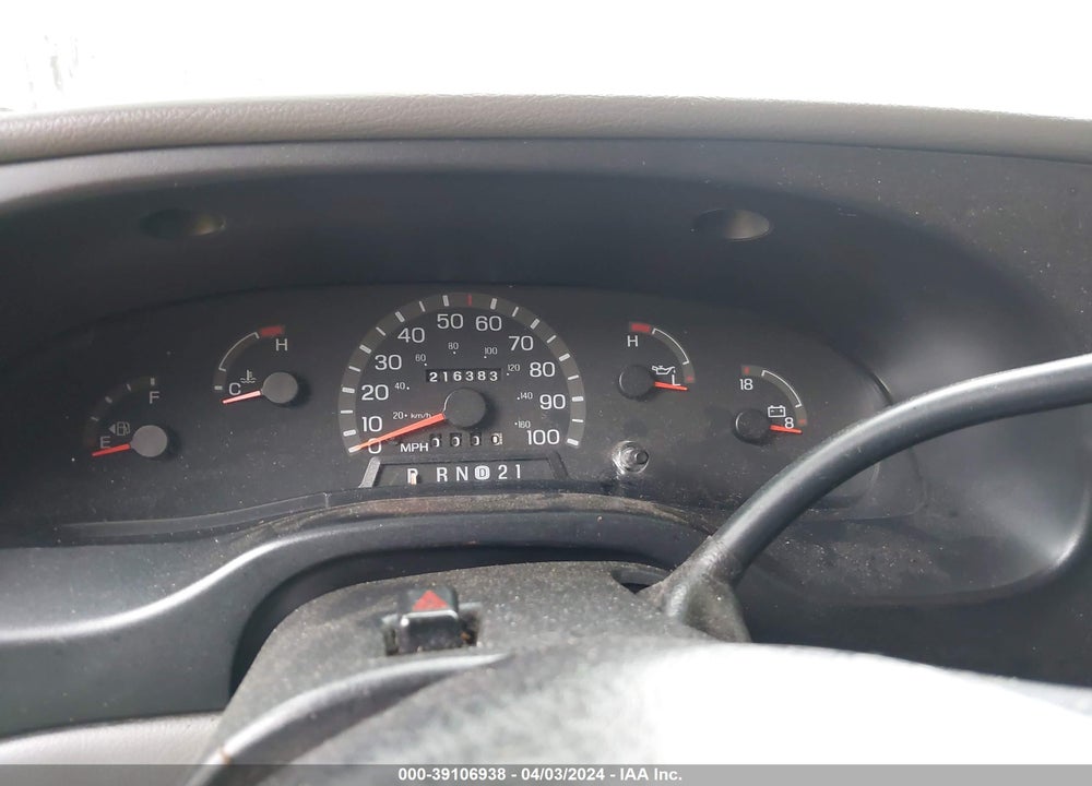1997 FORD ECONOLINE E350 CUTAWAY VAN VIN: 1FDKE30S3VHB78809